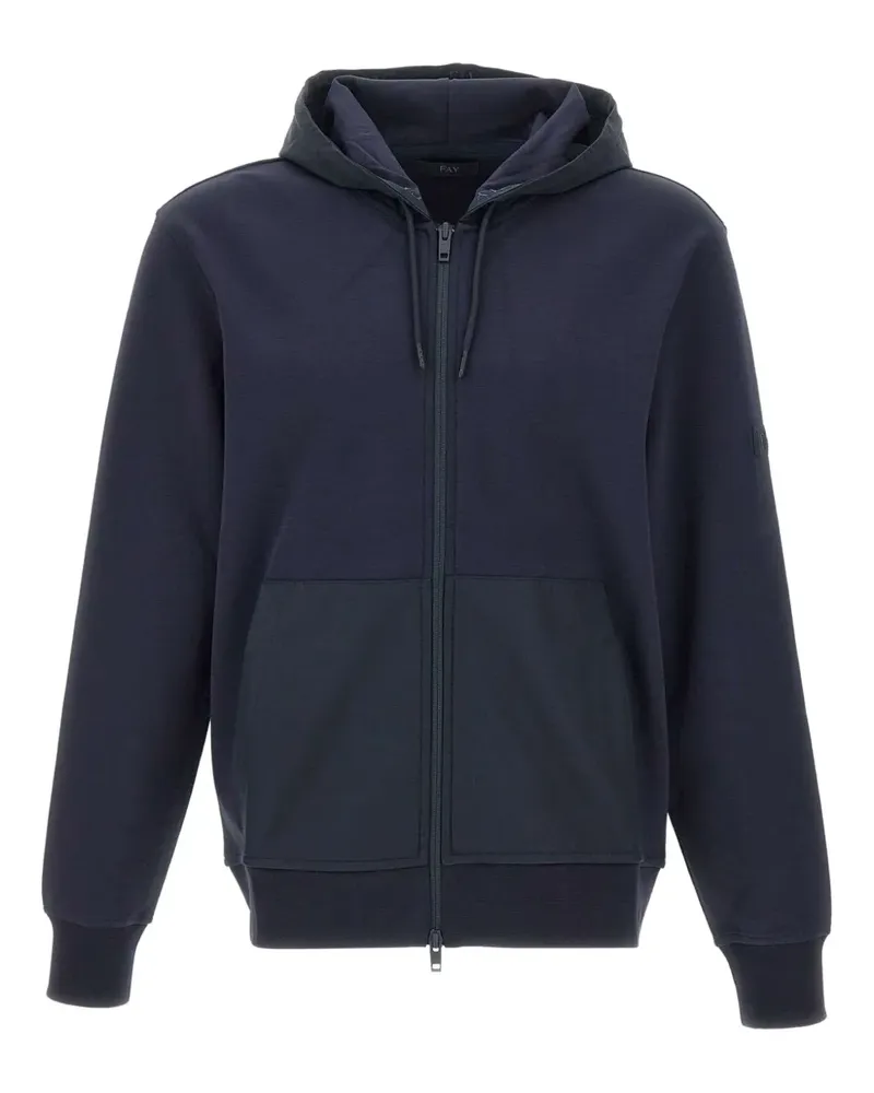 Fay Klassischer Hoodie - Blau Blau