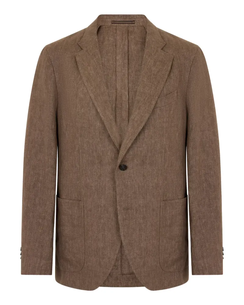 Slowear single-breasted notched-lapel blazer - Braun Braun