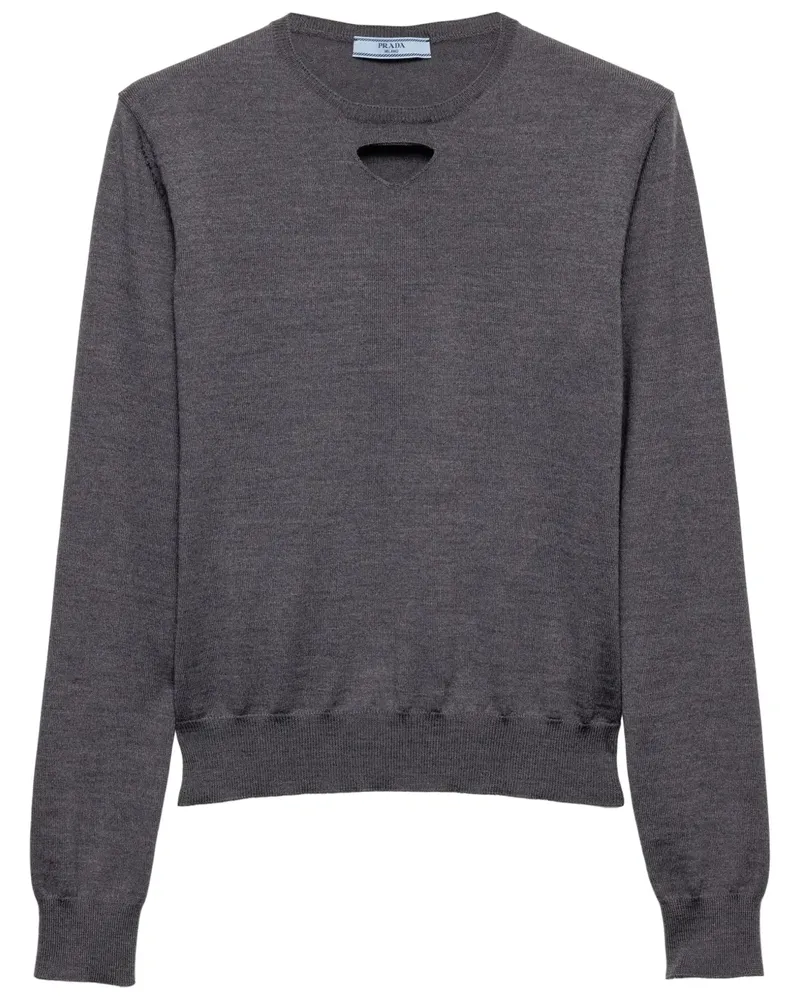 Prada Pullover aus Wolle - Grau Grau