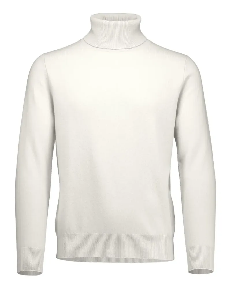 ALLUDE Pullover mit Rollkragen - Weiß Weiß