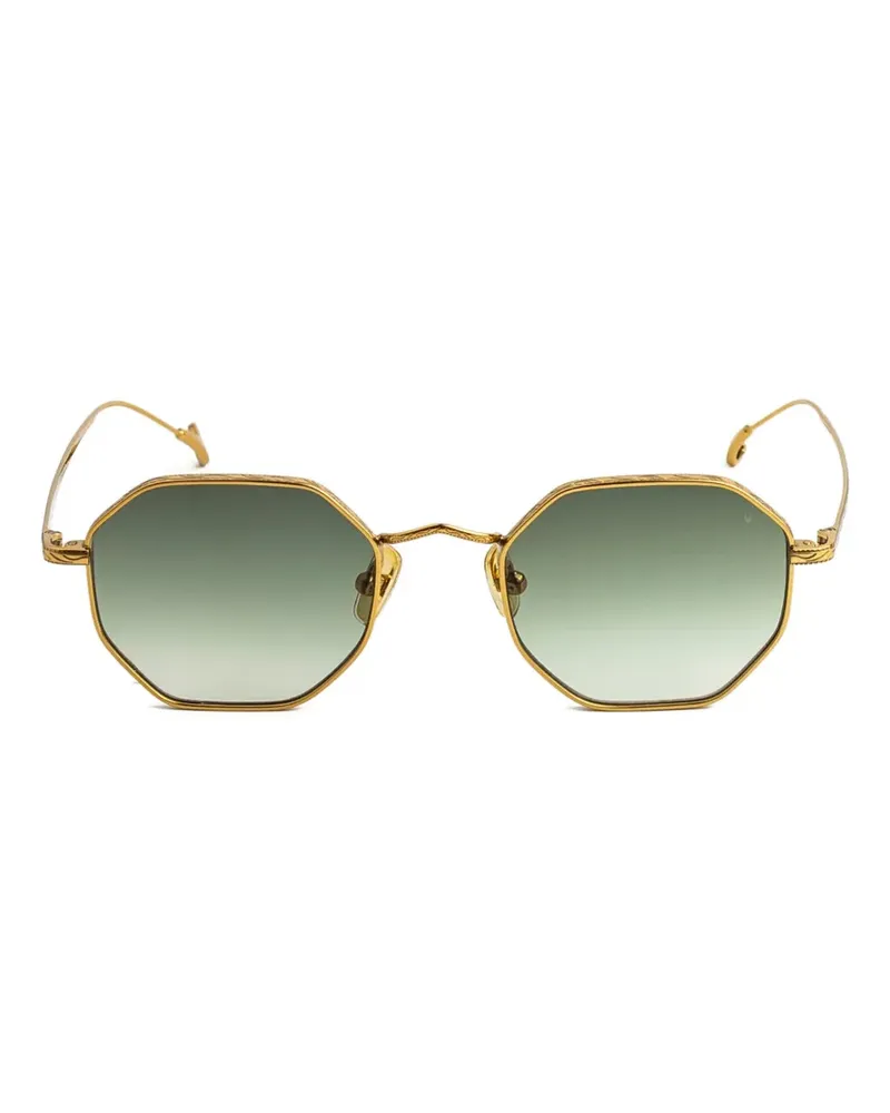 Eyepetizer Sonnenbrille mit geometrischem Gestell - Gold Gold