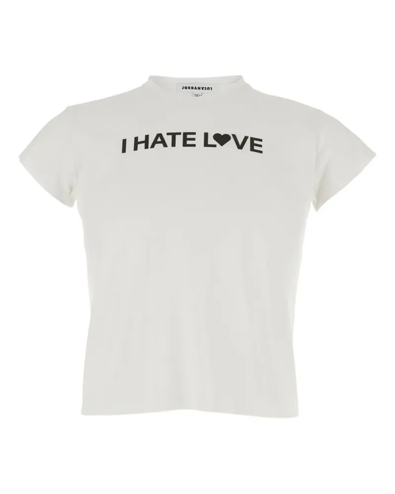 JORDANLUCA cotton print T-shirt - Weiß Weiß