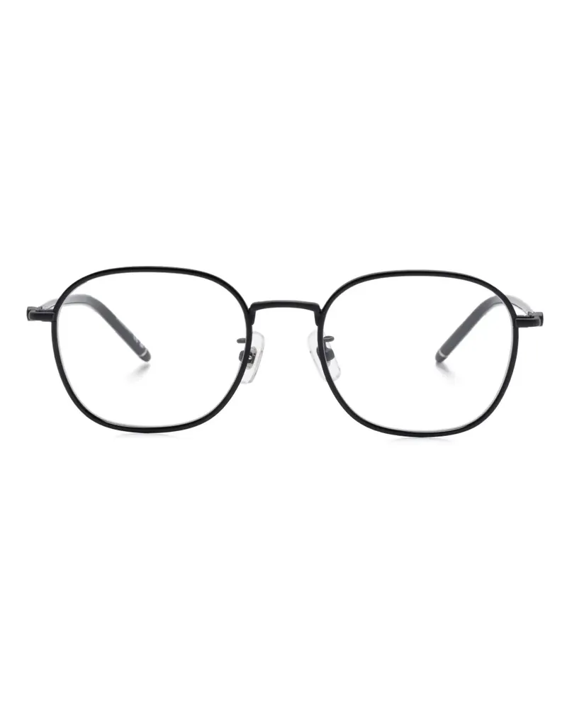 Montblanc Brille mit eckigem Gestell - Schwarz Schwarz