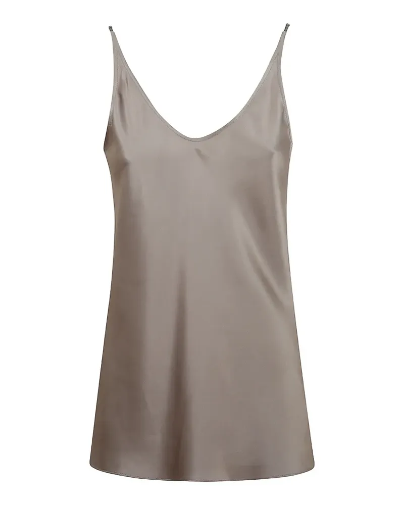 Brunello Cucinelli drape blouse - Nude Nude