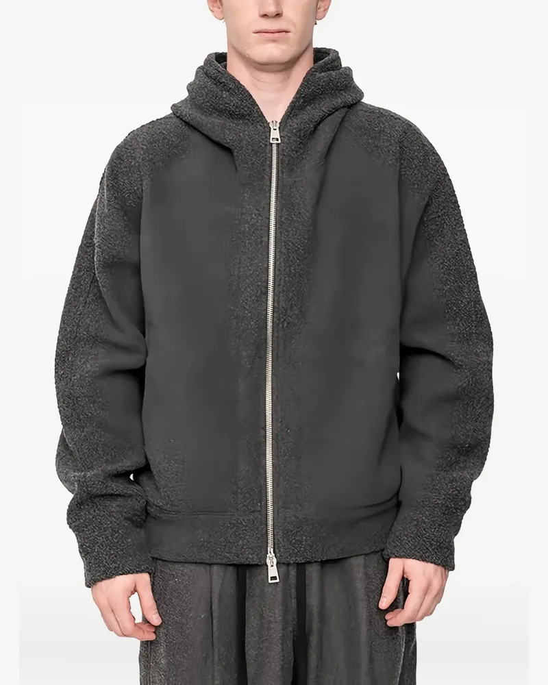 Andrea Ya'aqov Kapuzenjacke mit Reißverschluss - Grau Grau