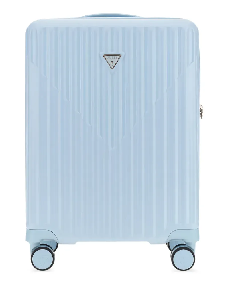 Guess Centennial ribbed suitcase - Blau Blau