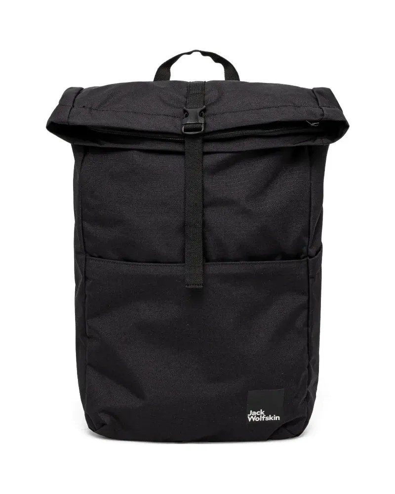 Jack Wolfskin Island Rucksack mit Schnalle - Schwarz Schwarz