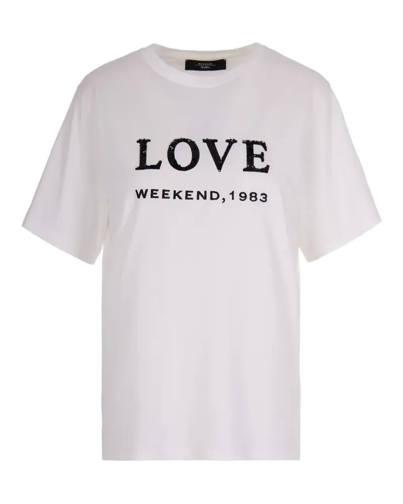 Max Mara Love T-Shirt - Weiß Weiß