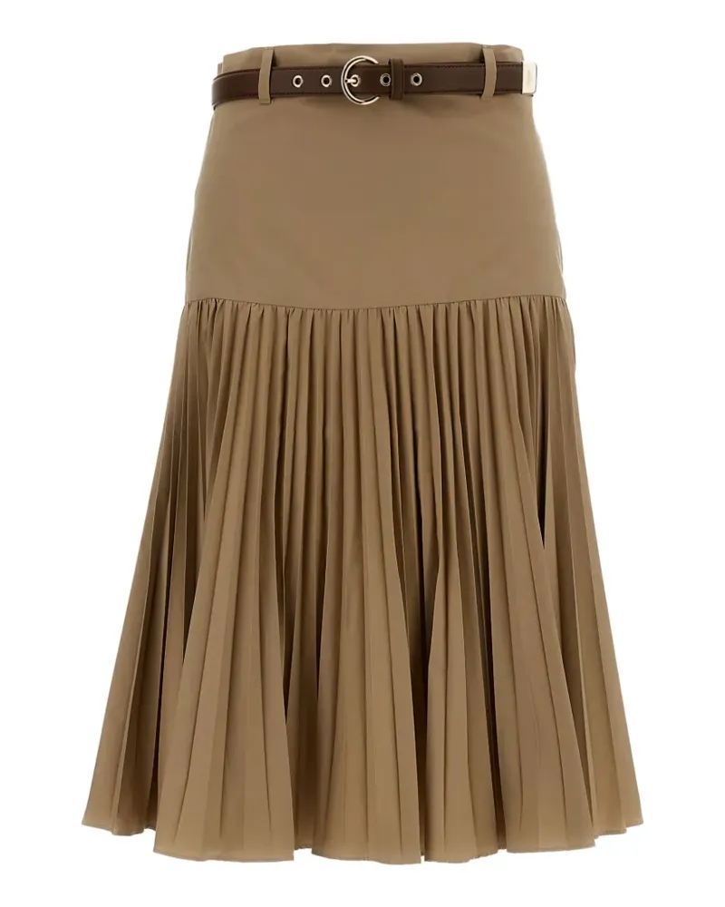 Max Mara pleated midi skirt - Nude Nude