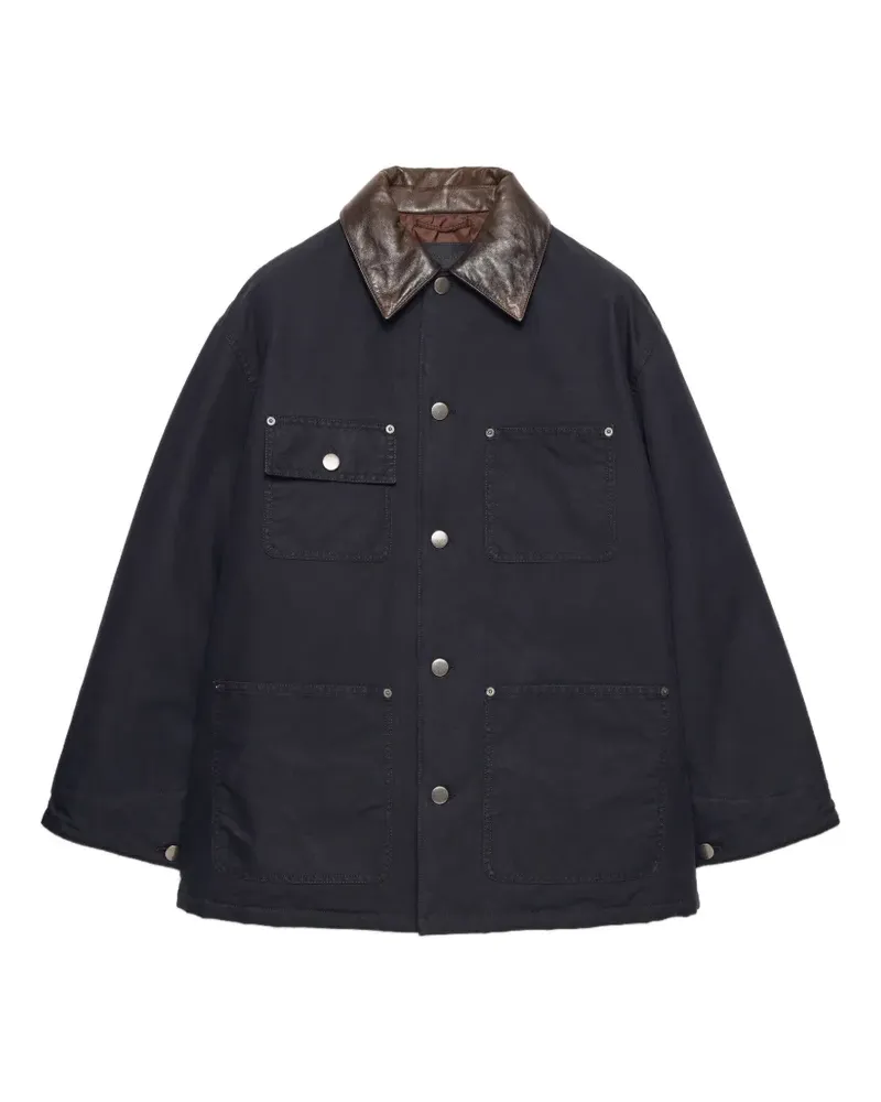 Prada Mittelschwere Daunenjacke - Schwarz Schwarz