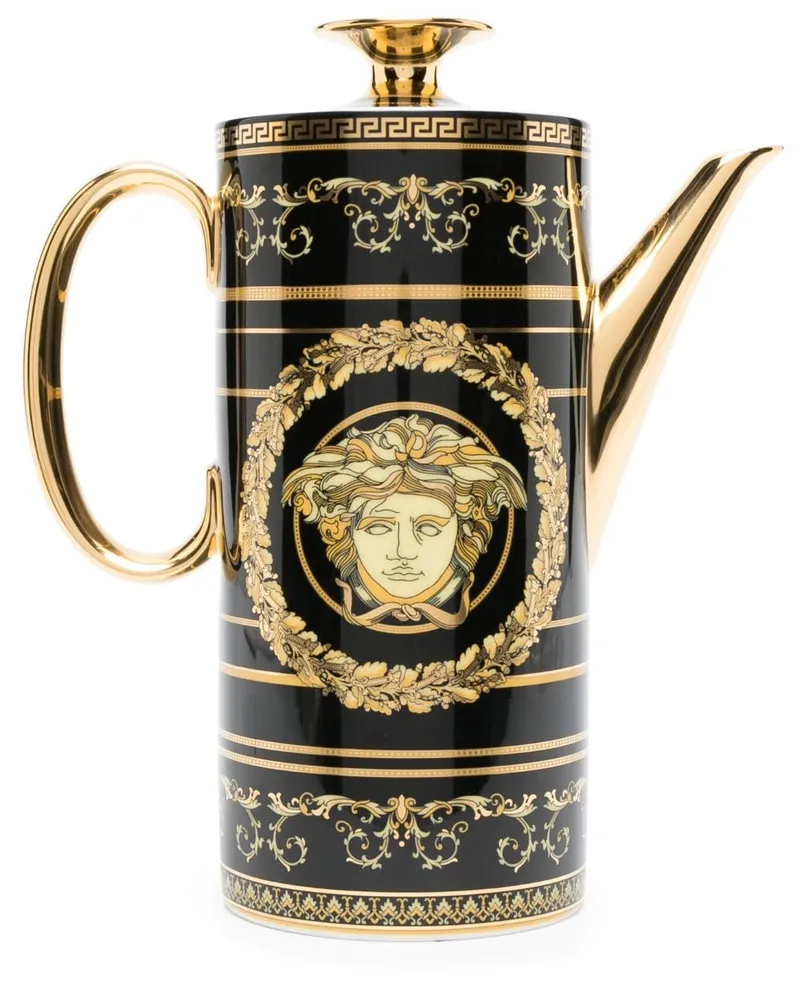 Versace Virtus Gala Kaffeekanne - Schwarz Schwarz