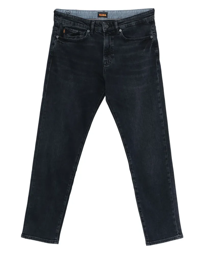 HUGO BOSS Jeans mit Logo-Patch - Blau Blau