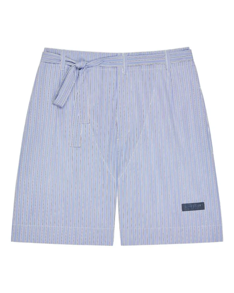 Givenchy Gestreifte Kimono Shorts - Blau Blau