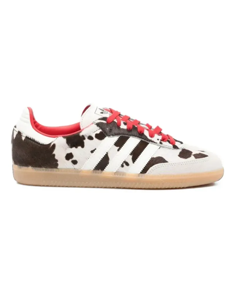 adidas Samba OG Sneakers mit Kuh-Print - Weiß Weiß
