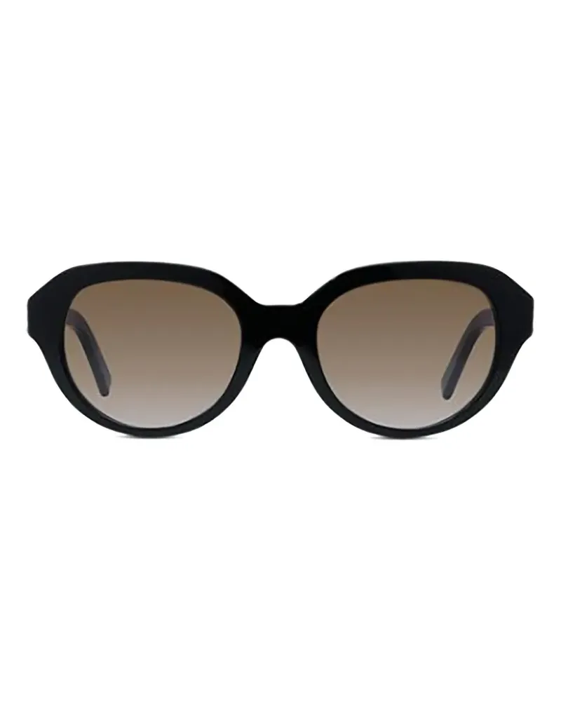 Givenchy geometric-frame logo-detail sunglasses - Schwarz Schwarz