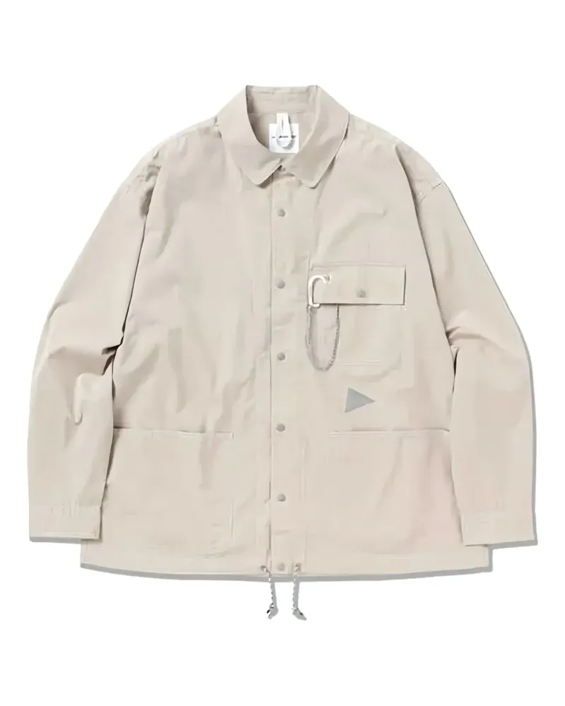 and wander Dry Rip Hemdjacke - Nude Nude