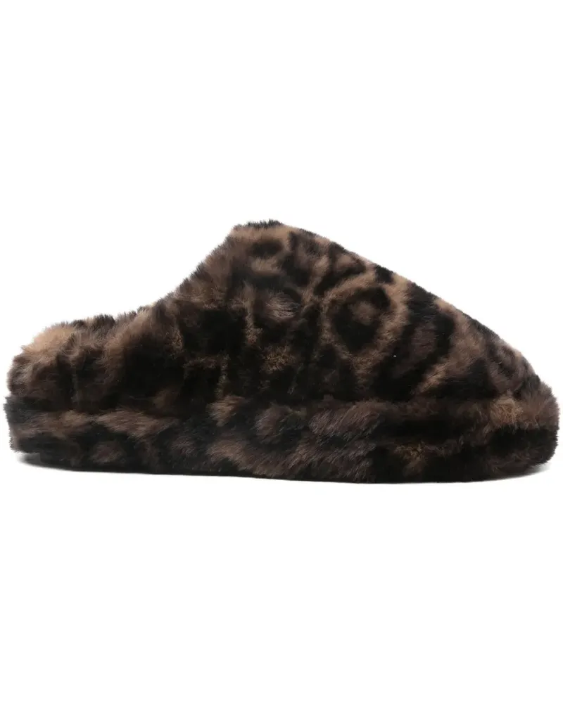 APPARIS Slipper mit Shearling-Besatz - Braun Braun