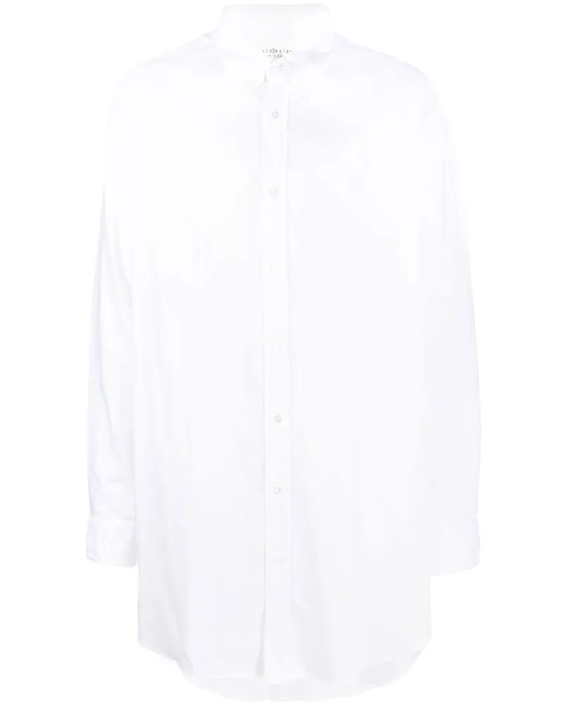 Maison Margiela Oxford-Hemd aus Bio-Baumwolle - Weiß Weiß