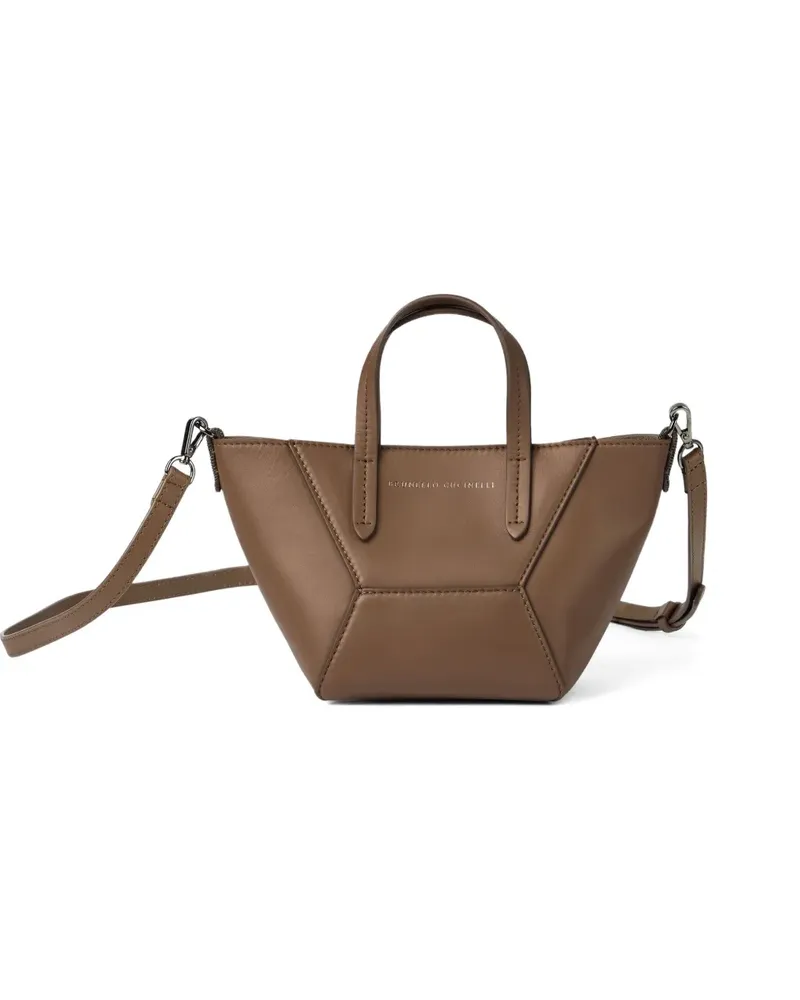 Brunello Cucinelli Duo Mini-Tasche - Braun Braun