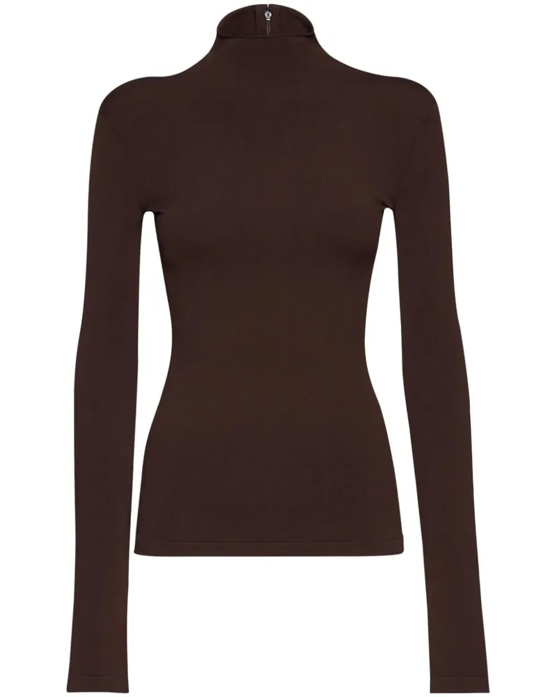 Ferragamo Klassischer Rollkragenpullover - Braun Braun