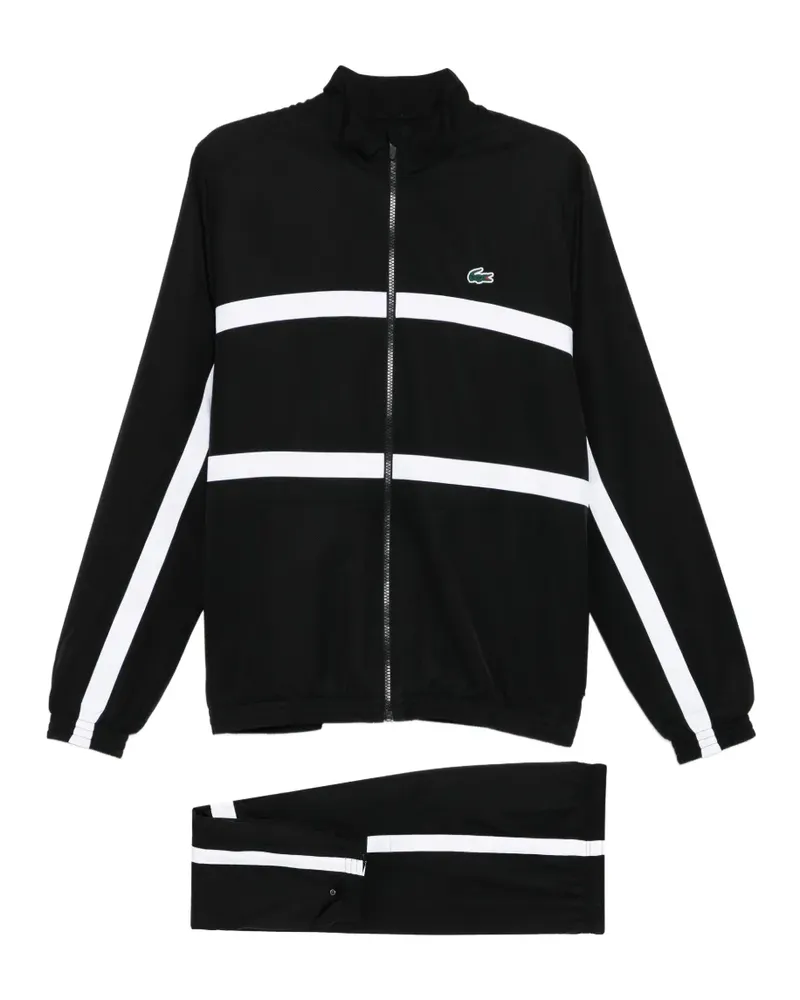 Lacoste Jogginganzug mit Logo-Stickerei - Schwarz Schwarz