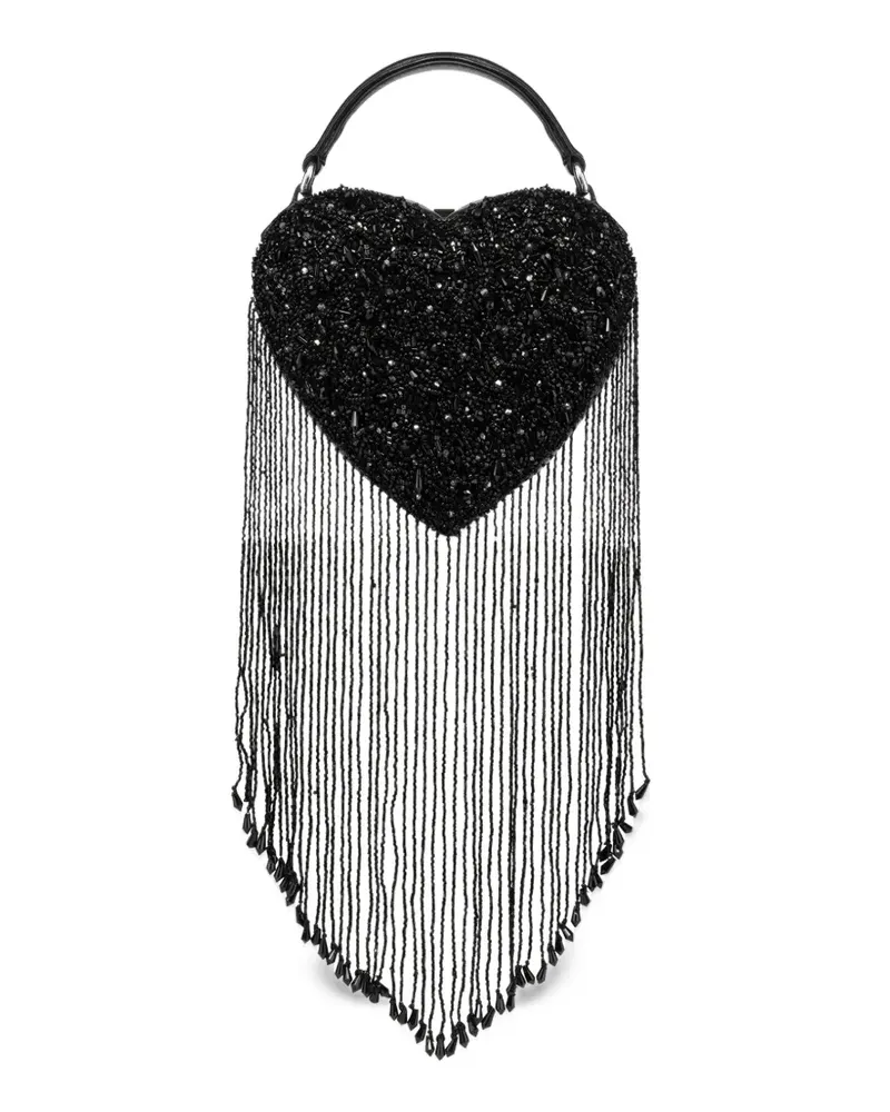 Moschino Tote Bag in Herzform - Schwarz Schwarz