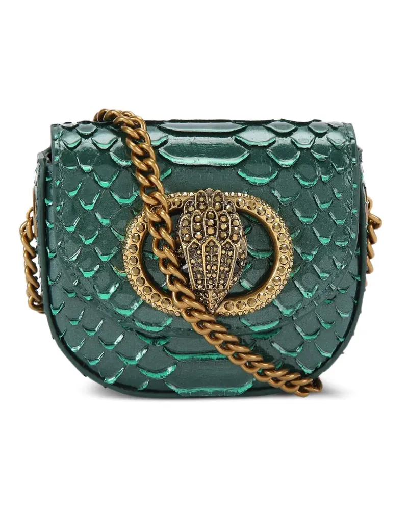 Kurt Geiger Mini Chelsea Umhängetasche mit Adlerverzierung - Grün Grün