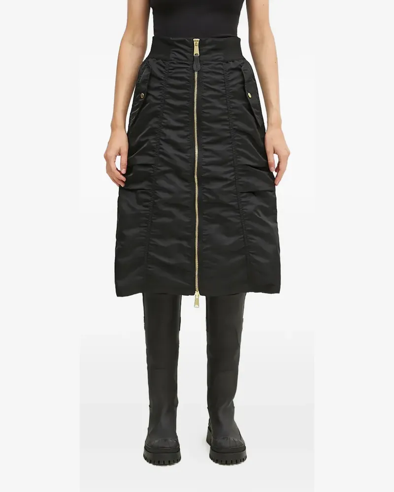 Alpha Industries zip midi skirt - Schwarz Schwarz