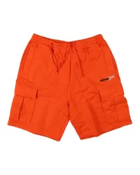 Stüssy cotton cargo shorts Orange