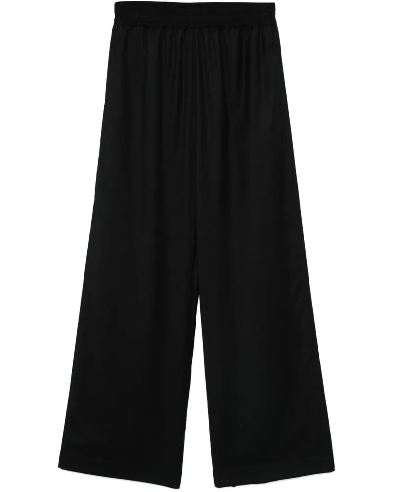 Fabiana Filippi Amelia Flanellhose - Schwarz Schwarz