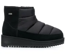 Gesteppte Stiefeletten - Schwarz