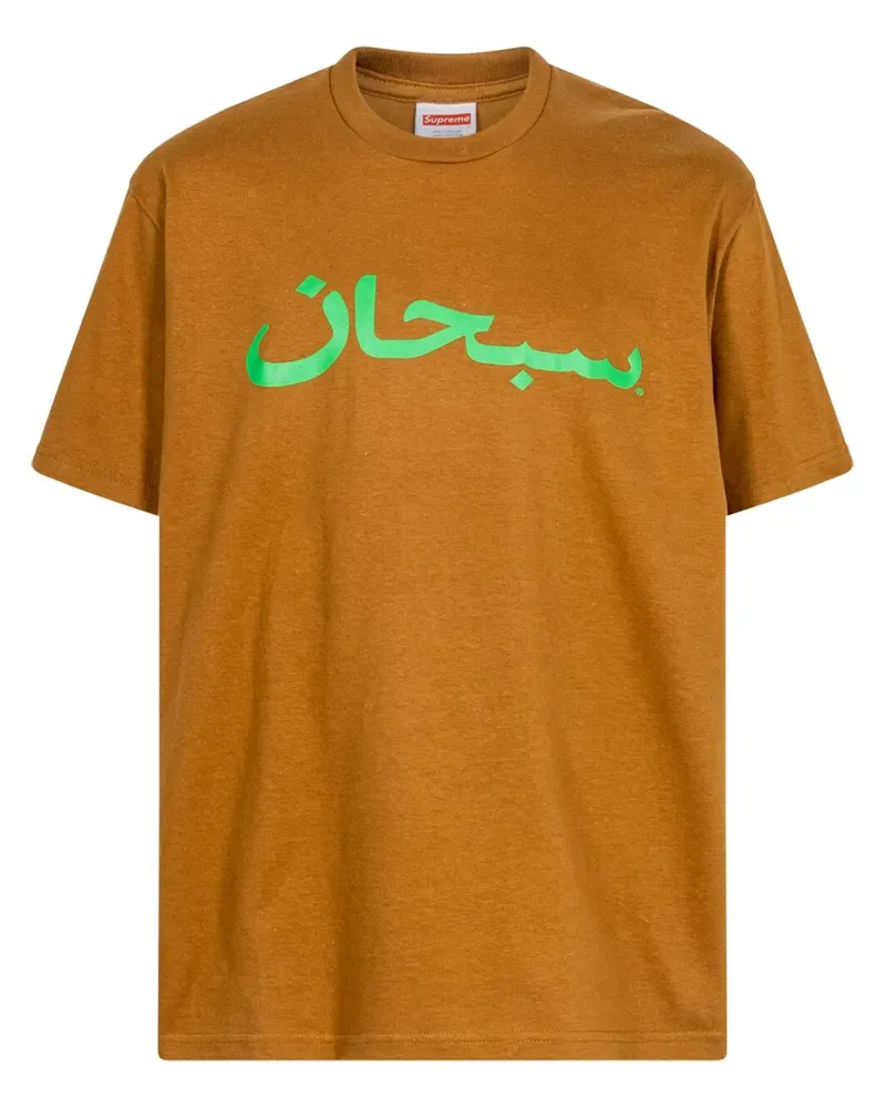 Supreme Being T-Shirt mit Logo - Braun Braun