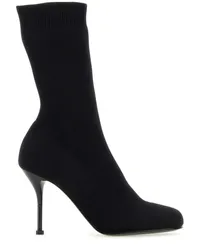 Alexander McQueen Knit Stiefel 90mm Schwarz