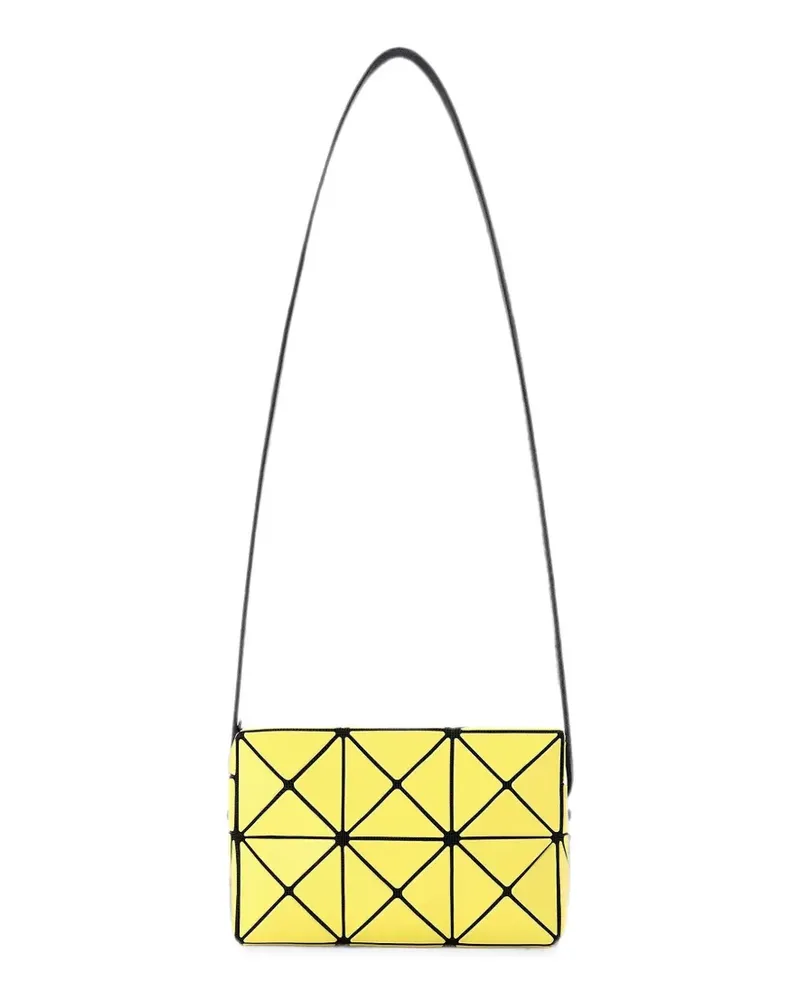 Issey Miyake Cuboid geometric-panel shoulder bag - Gelb Gelb