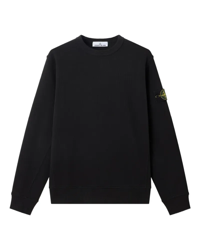 Stone Island 6100017 Sweatshirt aus Bio-Baumwolle - Schwarz Schwarz