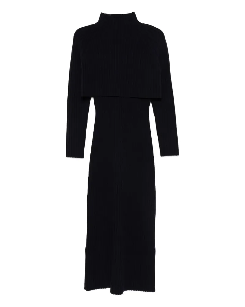 Maje Geripptes Kleid - Blau Blau