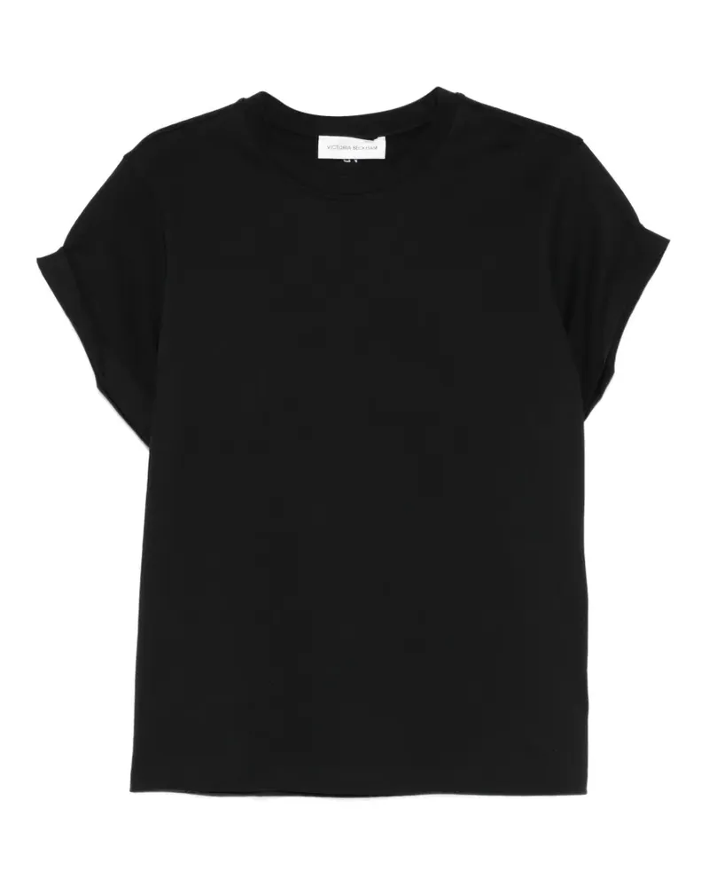 Victoria Beckham cuffed T-shirt - Schwarz Schwarz