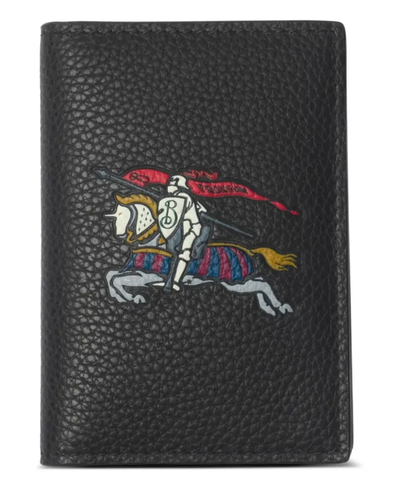 Burberry Kartenetui mit Ritteremblem - Schwarz Schwarz