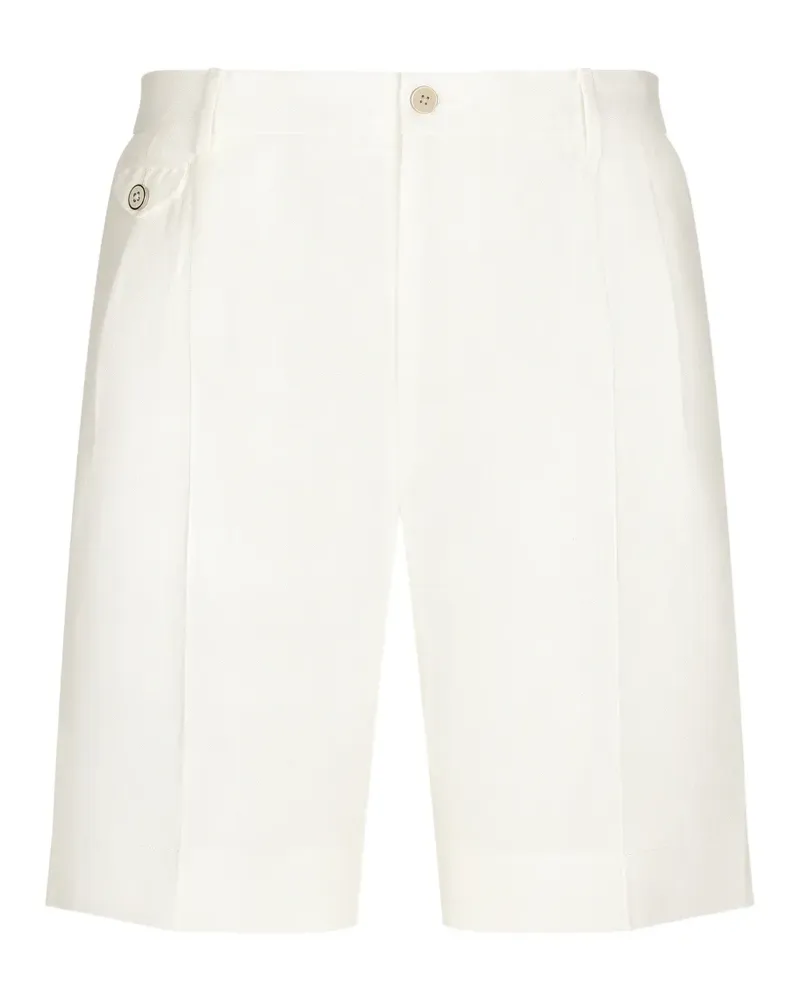 Dolce & Gabbana Shorts aus Leinen - Weiß Weiß