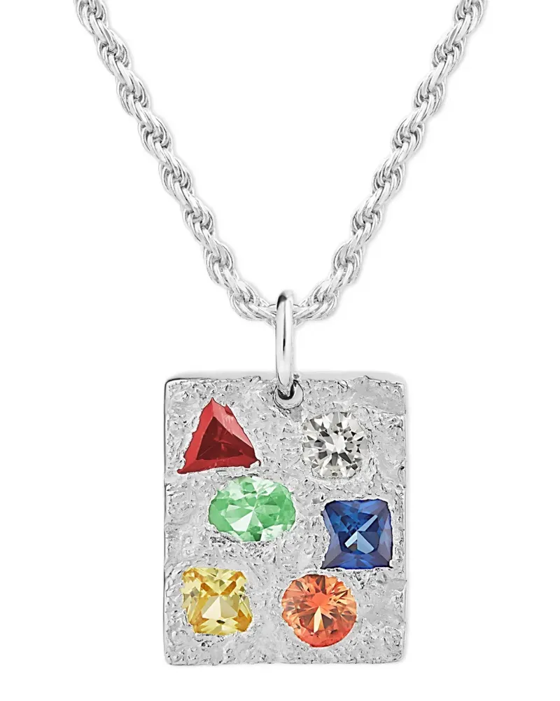 BLEUE BURNHAM Cottage Rose Garden pendant - Silber Silber