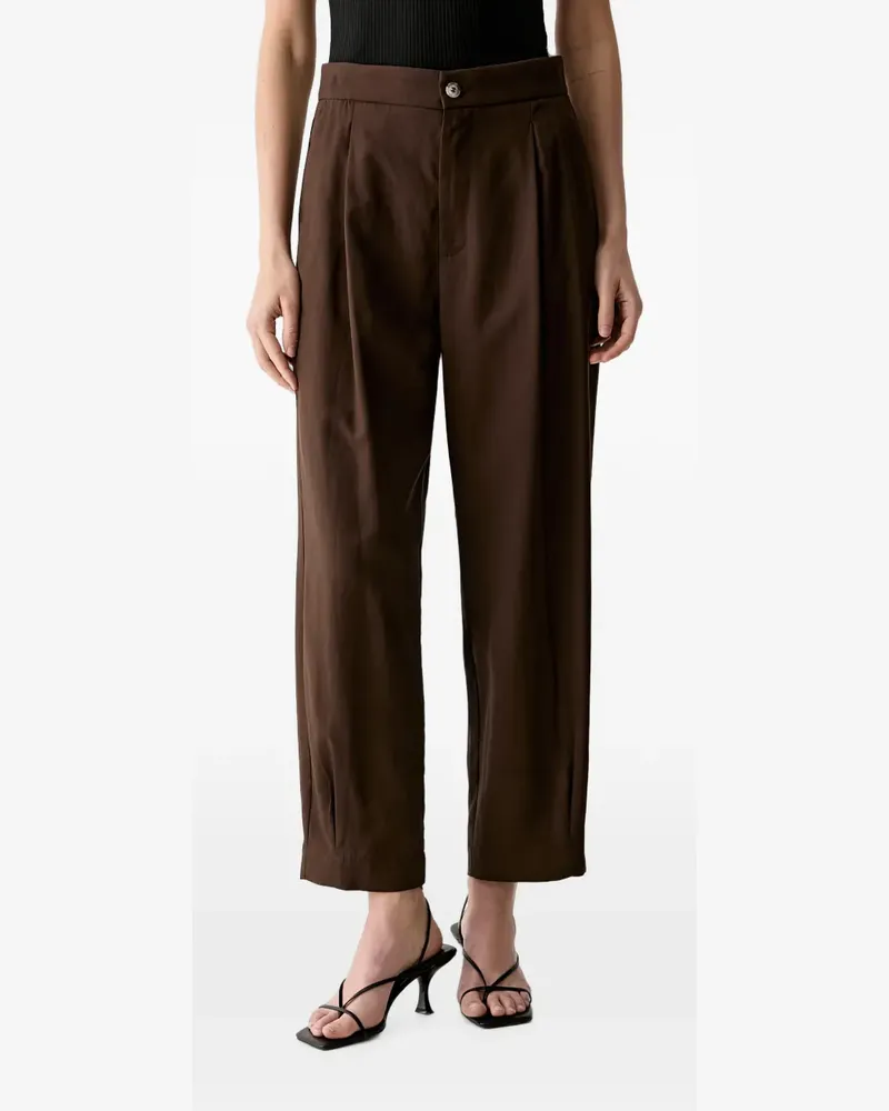 VICOLO Hose mit geradem Bein - Braun Braun