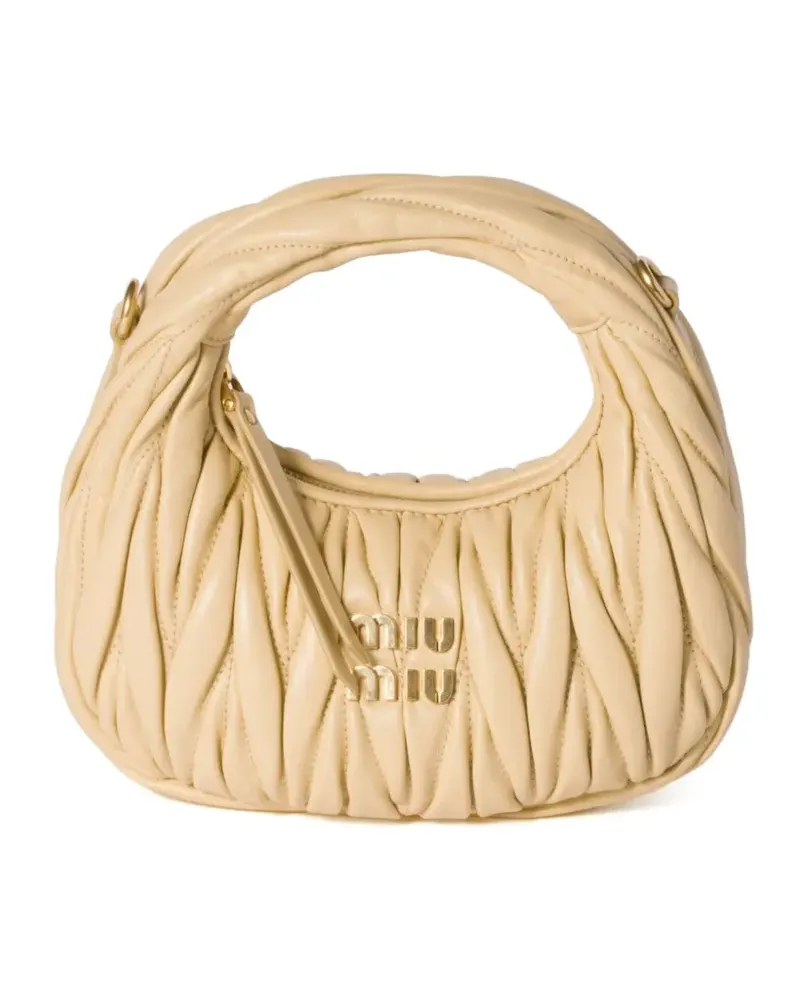 Miu Miu Wander Mini-Tasche - Nude Nude