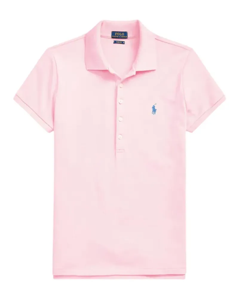 Ralph Lauren logo-embroidered slim-fit polo shirt - Rosa Rosa