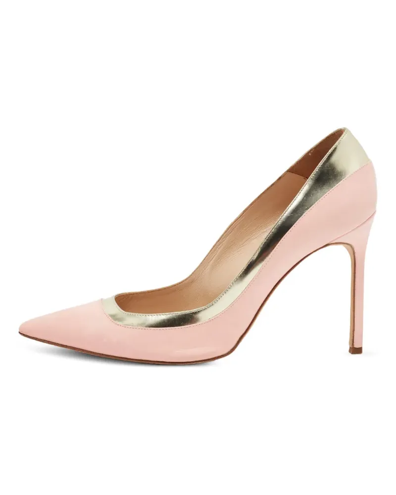 Manolo Blahnik Spitze Pretaties Pumps - Rosa Rosa