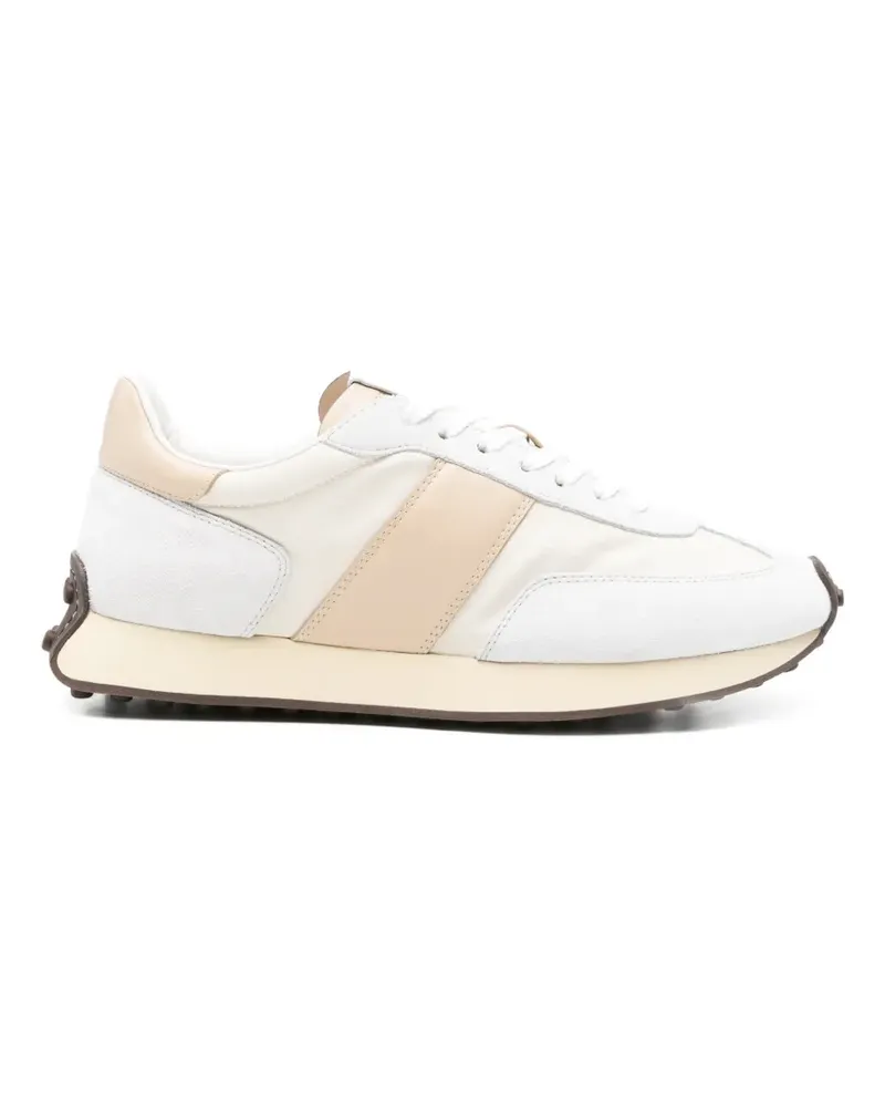 TOD'S round-toe lace-up sneakers - Nude Nude