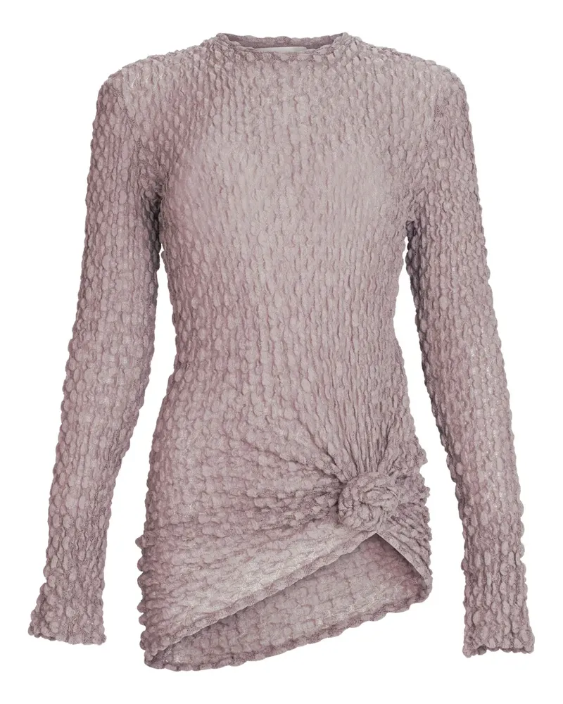 Silvia Tcherassi Celyse knotted-detail top - Grau Grau