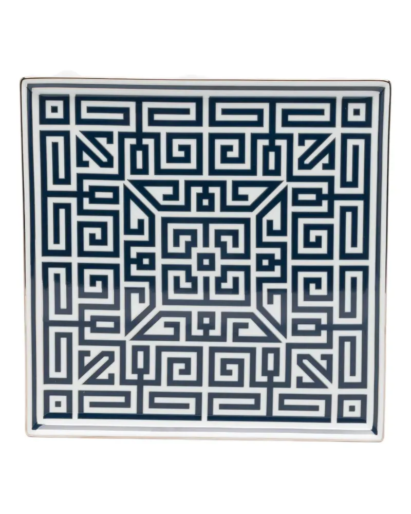 Ginori 1735 Labirinto Teller - Weiß Weiß