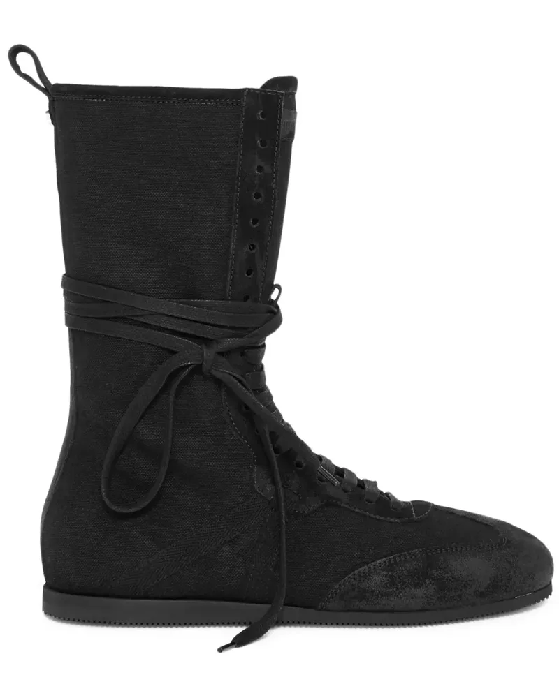 Ann Demeulemeester Fides Boxing-Sneakers - Schwarz Schwarz