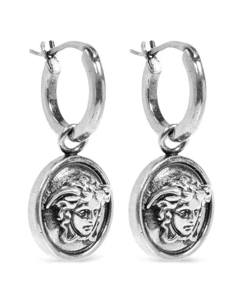 Versace Medusa medallion drop earrings - Silber Silber