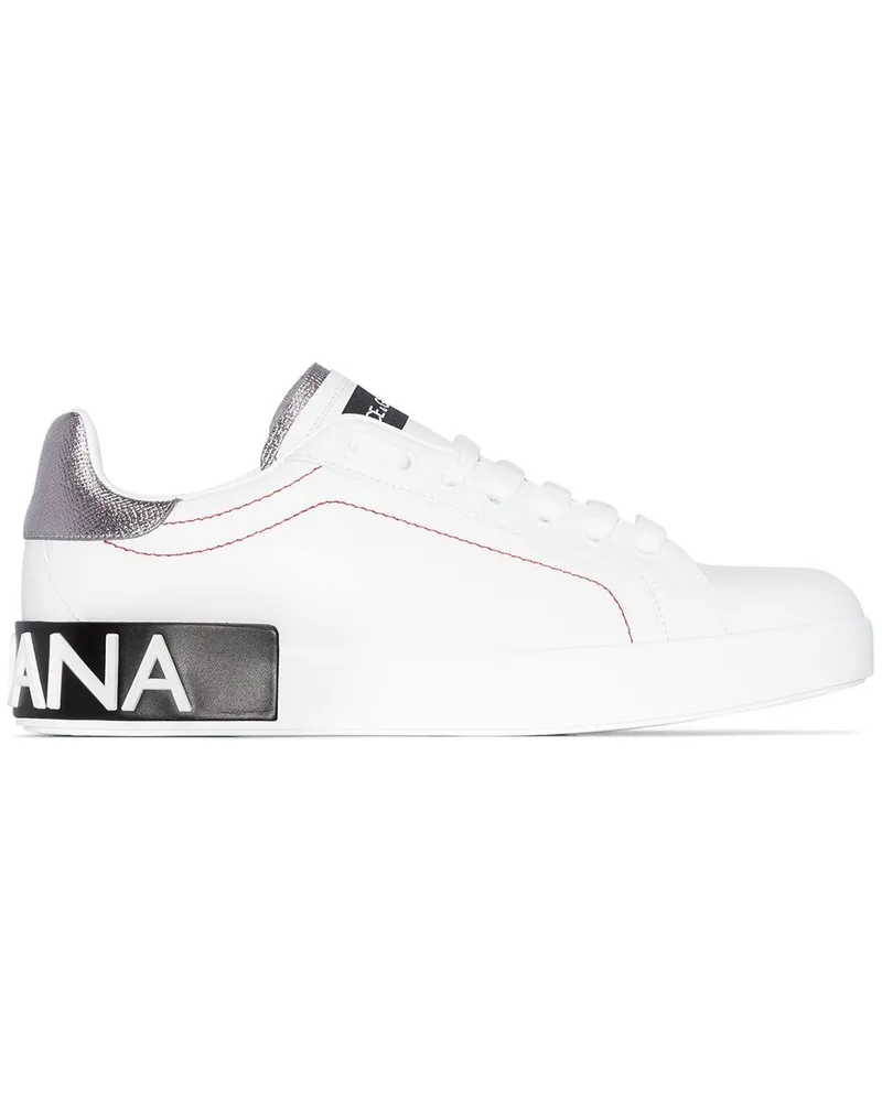 Dolce & Gabbana Portofino' Sneakers - Weiß Weiß